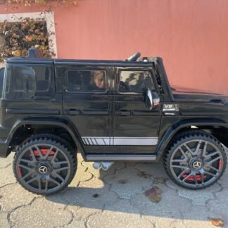 venta Coche eléctrico infantil Mercedes G63 12v, negro, ruedas goma, asiento plástico,  INDA270-BNG63ALTAS